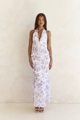 Need For Love Halter Maxi Dress Purple