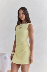 Andromeda Mini Dress Yellow