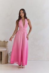 Escape To The Sun Maxi Dress Pink
