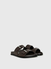 Dedication Double Strap Sandals Chocolate