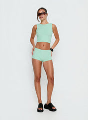 Henree Terry Co-ord Mint Green