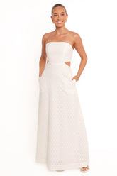 Laura Midi Dress - White
