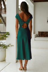One Last Song Maxi Dress Forest Green