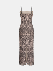 Printed Cami Maxi Dress