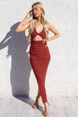 Thea Midi - Brown