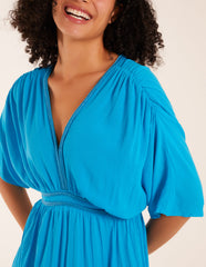 Rope Detail V Neck Maxi Dress