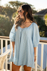 FINAL SALE - Delicate Charm Eyelet Romper