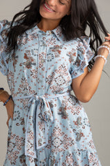 Montana Blue Printed Mini Dress