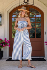 FINAL SALE - Summer Soiree Blue Stripe Jumper