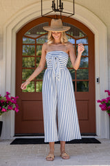 FINAL SALE - Summer Soiree Blue Stripe Jumper