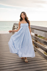 FINAL SALE - Sail Away Tiered Maxi Dress