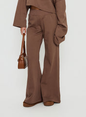 Peaks Flared Joggers Cocoa