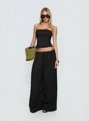 Odara Strapless Top Black