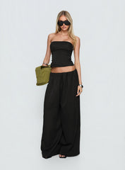 Odara Wide Leg Trousers Black