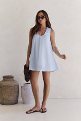 Diary Of The Sun Mini Dress Blue