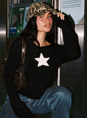 Big Star Knit Jumper Black