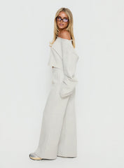 Peaks Flared Joggers Snow Marle