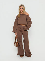 Peaks Flared Joggers Cocoa