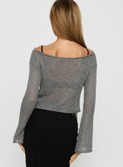 Cafe Pari Jumper Charcoal