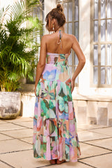 Real World Maxi Dress - Green Multi