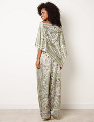 Scarf Print Trouser Set