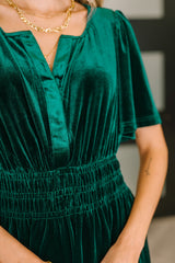 Softest Touch Velvet Tiered Dress