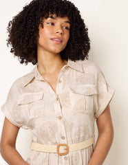 Paisley Print Dress