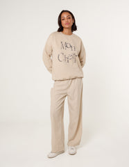 Slogan Mon Cheri Snake Sweatshirt
