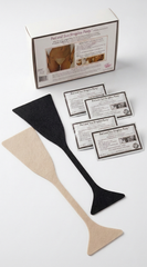 Peel & Toss Strapless Disposable Invisible Thong Panty - Black (Pack of 10)