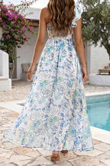 Tropical Bloom One-Shoulder Maxi Dress | S-XL