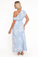Apryl Midi Dress - Shell Print