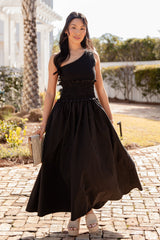 FINAL SALE - Effortless Glow Black Maxi Dress
