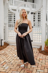 FINAL SALE - Chateau Days Strapless Maxi Dress