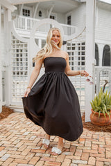 FINAL SALE - Chateau Days Strapless Maxi Dress