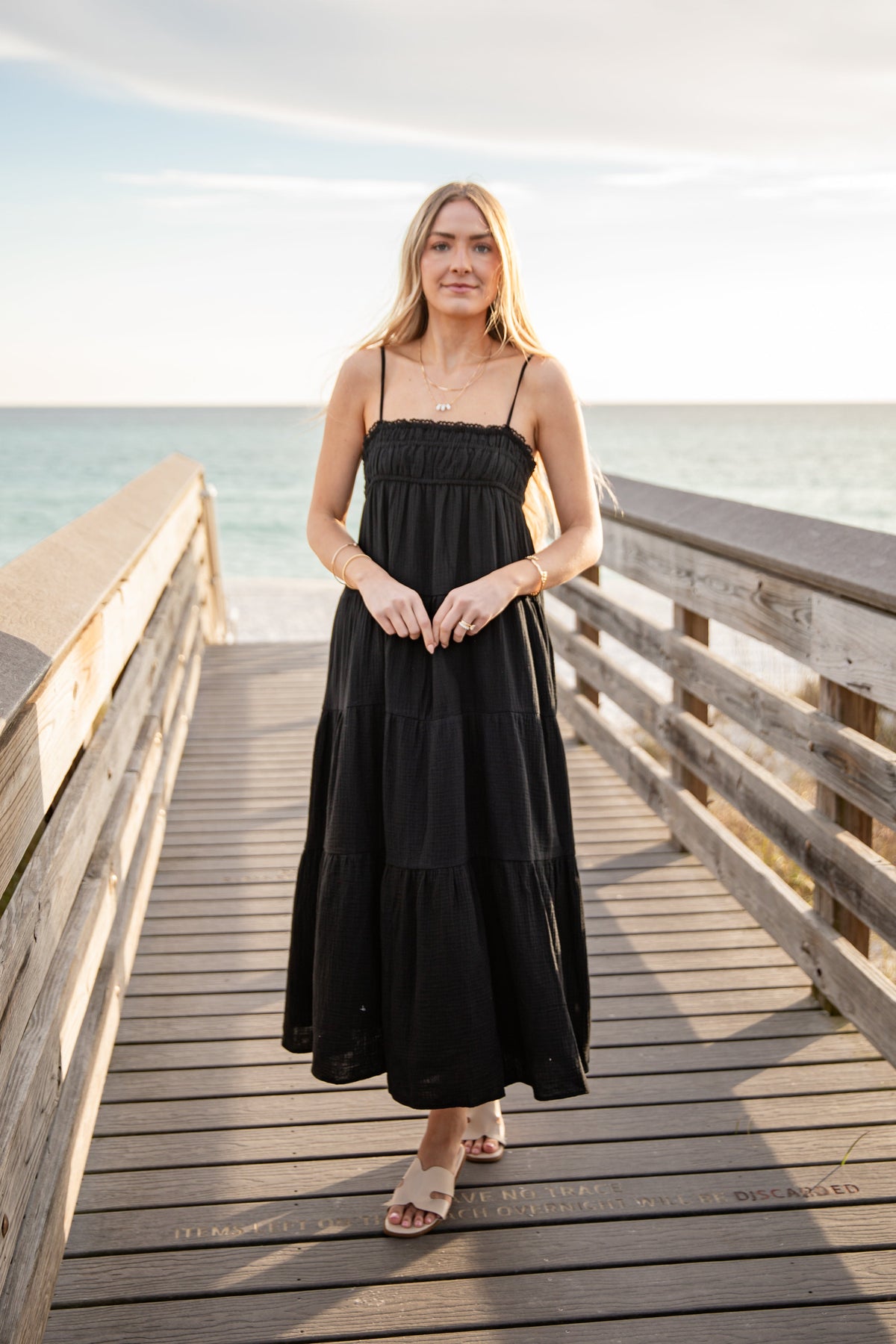 FINAL SALE - Sail Away Tiered Maxi Dress
