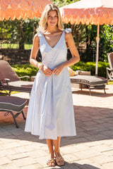 FINAL SALE - Remarkably Her Blue Midi Dress
