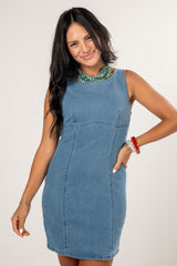 Runaway West Denim Mini Dress