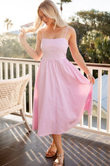 FINAL SALE - Sweetest Thing Stripe Midi Dress