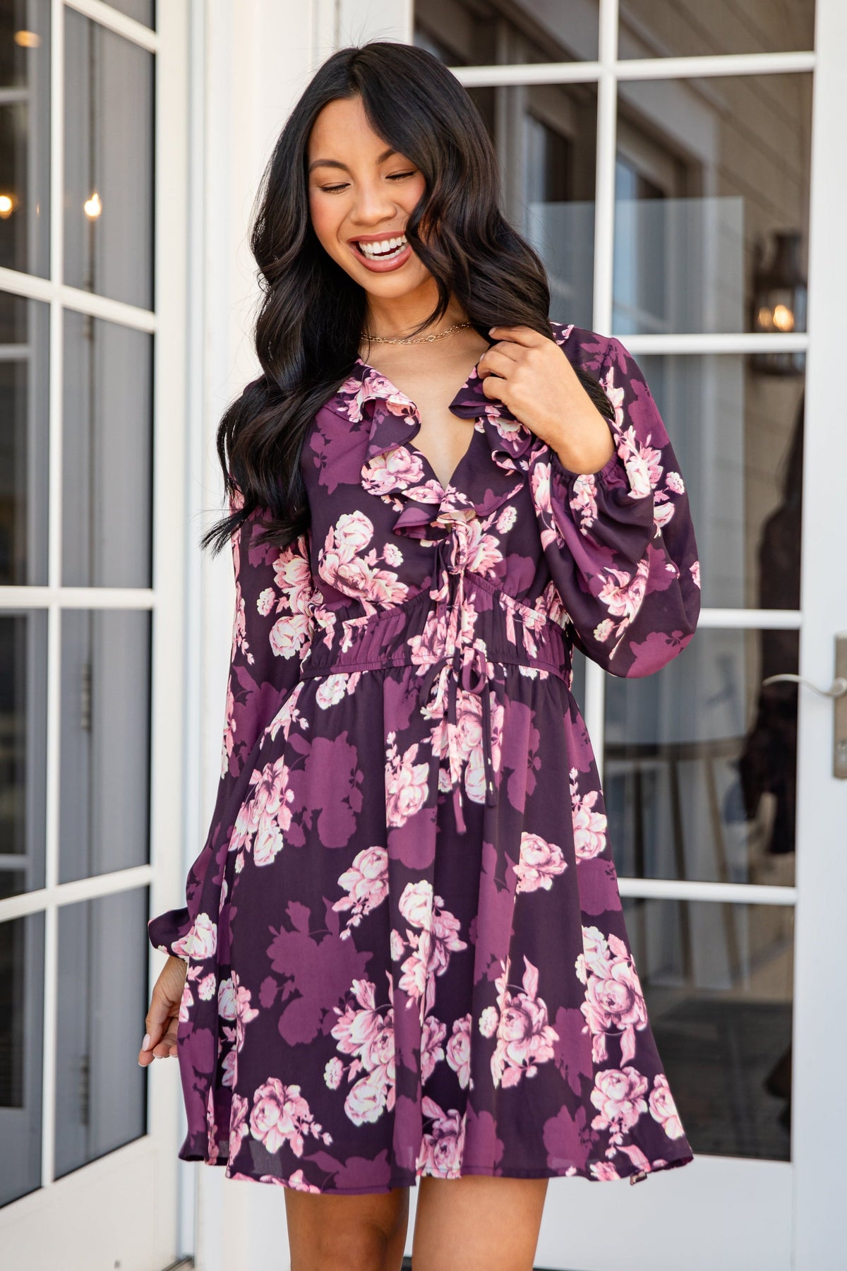 FINAL SALE - Simply Ready Purple Mini Dress - DU Deal