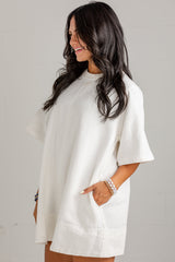 Bright Horizons White Denim Mini Dress