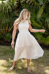 FINAL SALE - Storybook Stroll Smocked Midi Dress