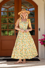FINAL SALE - Coastal Romance Floral Maxi Dress