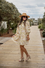 FINAL SALE - Blossom Breeze Floral Mini Dress