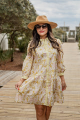 FINAL SALE - Blossom Breeze Floral Mini Dress