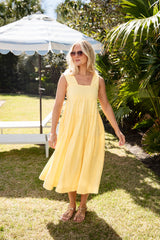 FINAL SALE - Speak Your Mind Tiered Midi Dress